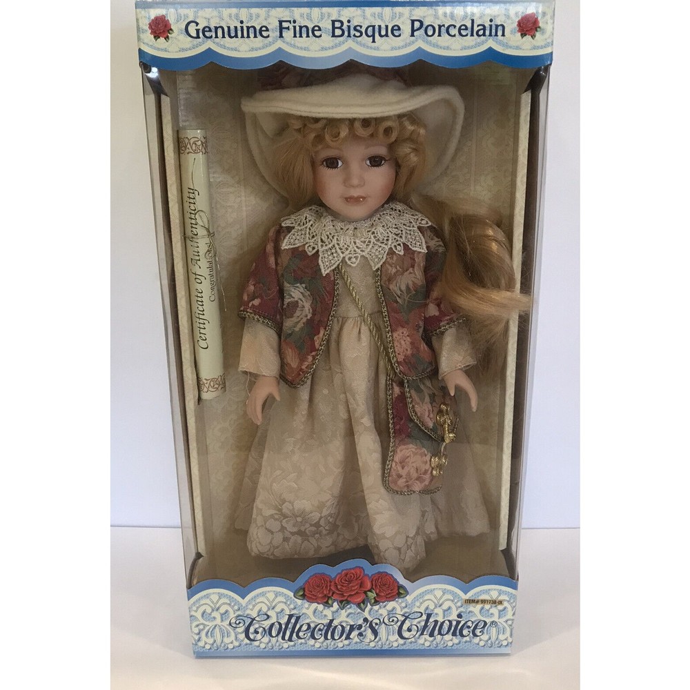 Collector's Choice Genuine Fine Bisque Porcelain 16” Doll Limited Editio…